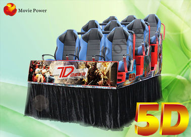 Air injection / Leg sweep Dynamic 4d 5D Movie Theater VR simulator