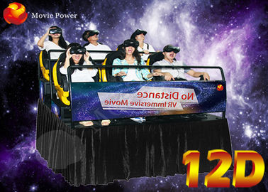 Resourceful Interactive Virtual Reality 12D XD Movie Theatre With 6/8/9/12 Seater