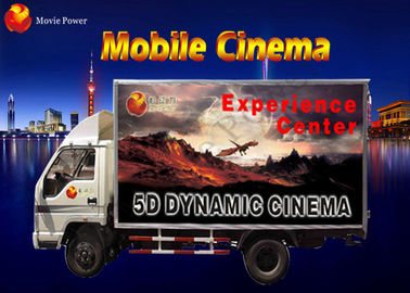 Simple Dynamic Bubble Lighting Wind Mobile 5D Cinema Truck 2.25KW 220V