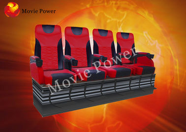 Pneumatic / Hydraulic Air Injection Leg Sweep 4D Motion Theater Seats