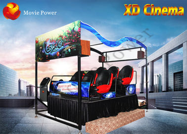 Air Injection / Blow Water XD Simulator 9D Virtual Reality Cinema With 2 - 12 Seat