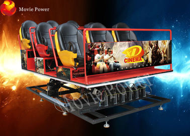 Full set 6-12 Dynamic Seats 5d Mobile Cinema With Specially Effect