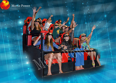 Outdoor Movable 9 Seat 7d simulator cinema SGS projection system