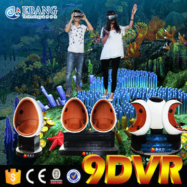 MulElectric Motion 9D VR Theatre Room Chairs 3 Dof Children Game Machine 3 Cabins