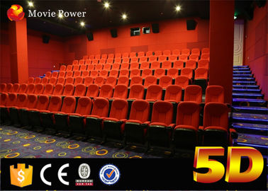 100 Seats Electric System 4d Motion Theatre Seat With Rain Bubble Snow Wind Fire