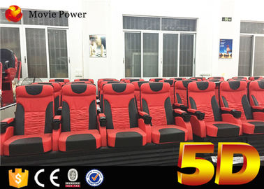 100 Square Meters 4D Cinema Equipment with 100 Seats Electric System and Special Effects Popular to Theme Park