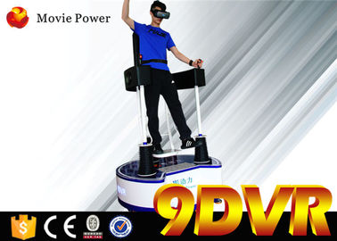 3-Dof Electric Platform Standing Up 9d VR Cinema With 5.5 inch HD 2K Screen