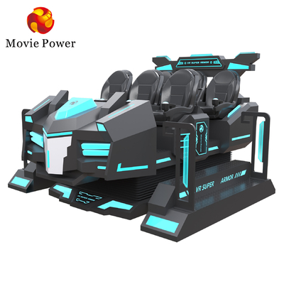 Theme Park 9D Virtual Reality Cinema Simulator System 6 Seats