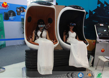 2 Seats VR Egg Cinema Simulator 9d Motion Rider Virtual Reality Roller Coaster Game