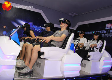 Six Seats Player 9D Simulator 9D VR Cinema CE Certificate For Amusement Park