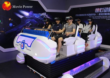 Crazy Adventure Multiple-Light Body 9D Simulator 6 Dof Platform With Organ Cover & Steps