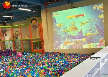 3D Interactive Projection Floor Motion Throwing Ball Simulator Indoor Playground 2m * 3m