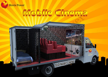 Multiplayer 6 / 9 / 12 Seats 7D Movie Theater / Theme Park Truck Mobile 5D Cinema