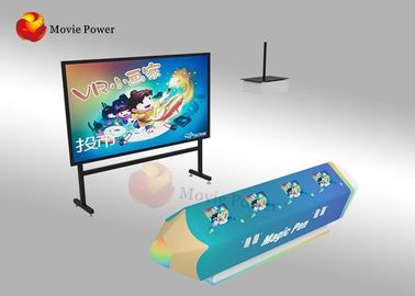 FRP / Steel Interactive Wall Projection Games AR Painting Fish For Kids