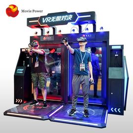 Interactive Virtual Reality Simulator Standing Up VR Shooting Game Machine