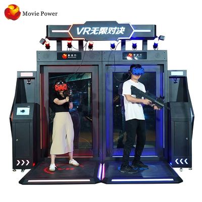 Amusement Indoor Games Equipment 2 Players 9d Vr Interactive Shooter Gaming Machine