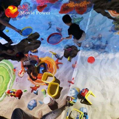 0.45kw Movie Power 3D Interactive Floor Children Games For Playground Center