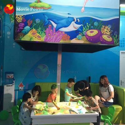 Indoor Games Interactive System Kids AR Interactive Projection Sand Box