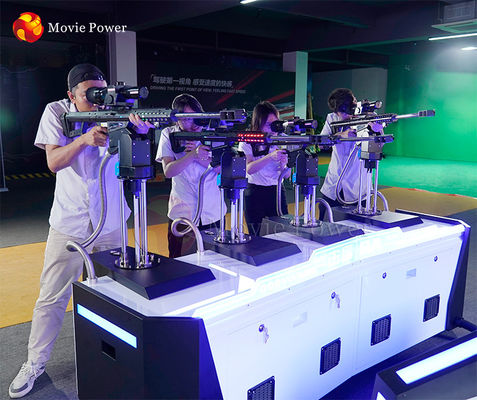 Theme Park 4 Player Virtual Reality Game Machine 9d AR Shooting Game Equipment