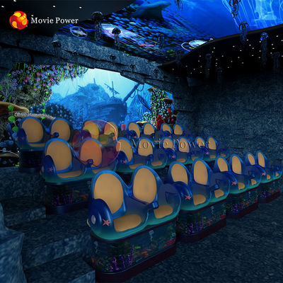 Professional Immersive Custom Interactive 4D 5D Movie Theater 2-6 Seats