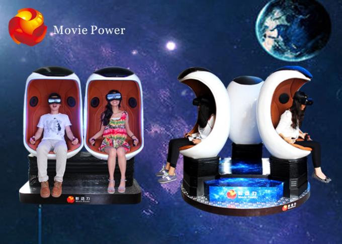Electric System 9D VR Cinema Egg Cinema Equipment For Park / Busy Street 0
