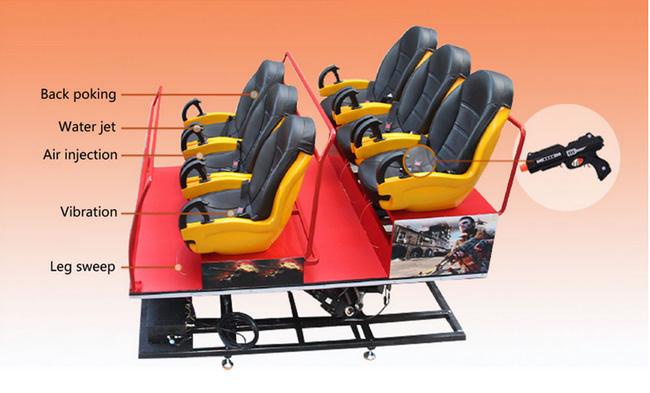 Professional Motion / Dynamic Hydraulic Seats 5D Movie Theater 220V 2.25KW 1