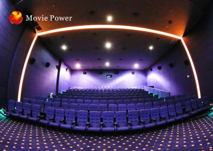 Customized 150 People 4D Cinema Equipment XD Movie Theatre Blow Air To Face 0