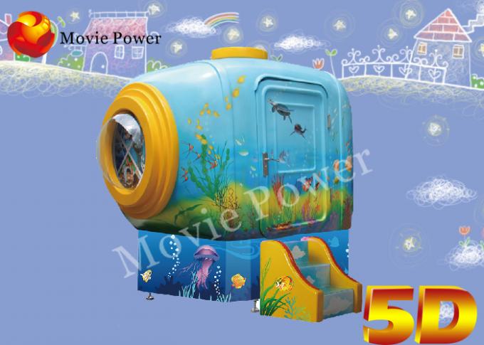 Small Space Great Experience 2 Seat 5D Mini Cinema With Smoke / Wind Effects 0