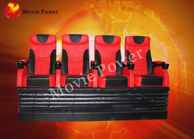 Multifunction Vibration Leg Sweep Movie Theater Chairs 4d Simulador 0