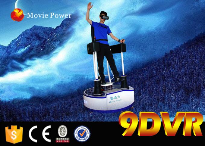 Electric Platform Stand Up 9D Virtual Reality Cinema Simulator HQ VR Glasses 0