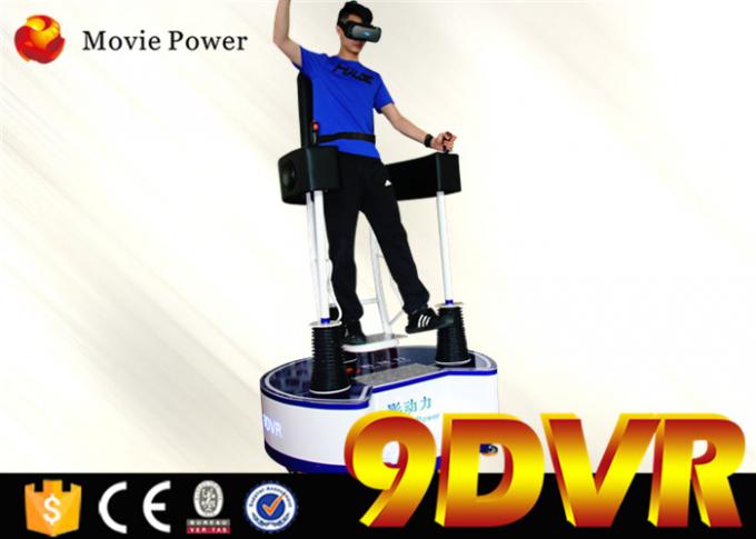 Amusement Simulator Equipment Electric System 9D VR Standing Up Cinema 0