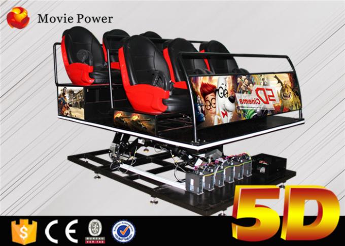 Attractive 5d Motion Simulation Cinema Mini Spaceship 6 Seats 5D Cinema Oculus Rift With Motion Chair 0