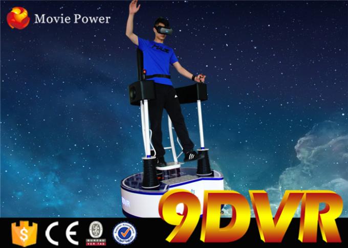 Fashionable Immersive Virtual Reality Standing Up 9d Vr Simulator With Electric System 0