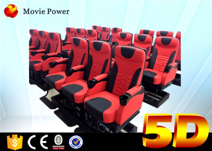 Professional Large 5d Cinema 3 dof Electric Platform Cinema With Special Effect 0
