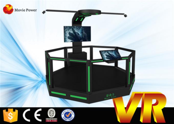 Ce Certified HTC Vive 9d Vr CS Fighting Game Simulator Gun Shooting 9d Cinema Game Machine 0