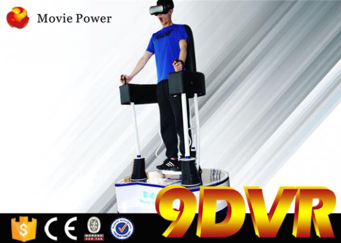 3-Dof Electric Platform Standing Up 9d VR Cinema With 5.5 inch HD 2K Screen 0