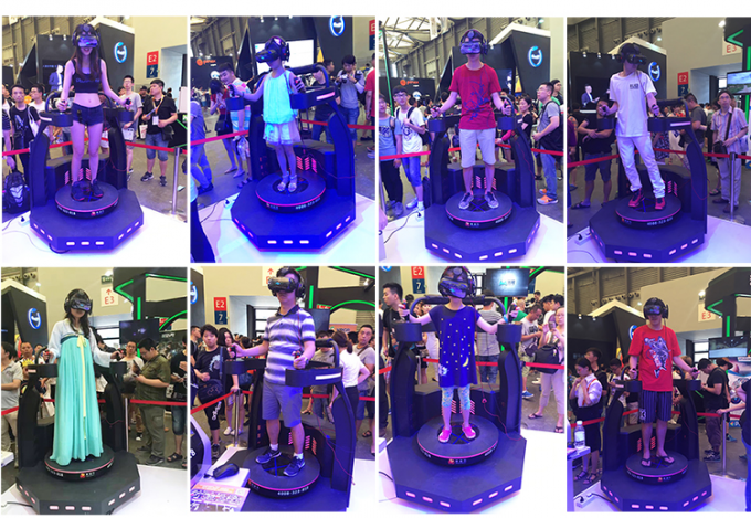 9D VR Standing Battle Motion Platform Attractive Design Stimulate Experience 0