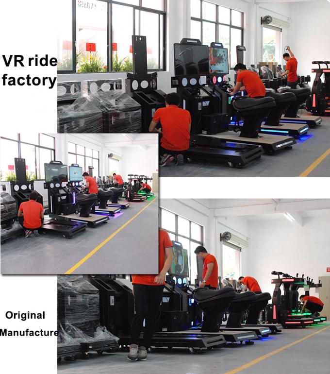 Cool Motion Single Seat HTV VIVE Glasses VR Horse Racing Simulator Shooting Virtual Reality Cinema 1