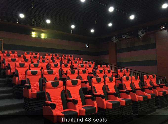 4D Cinema Roller Coaster For Amusement Themes Parks With Movement Seats 0