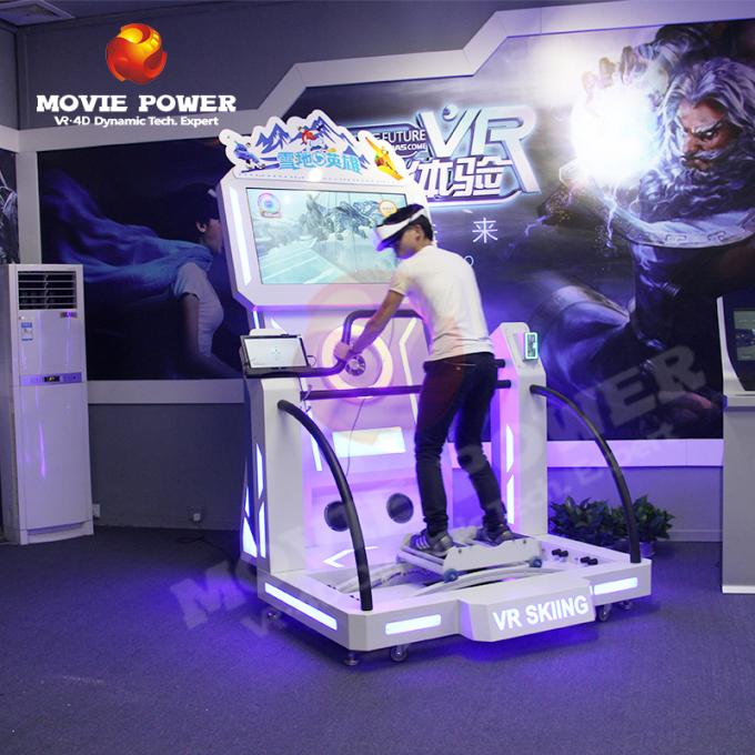 Amusement Park Game Immersive 9D VR Skiing Simulator Indoor Exercising VR 0