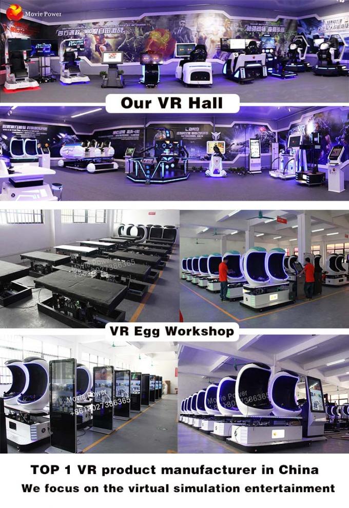 Multi-seats 360 Degree VR 9D Simulator 110V / 220V Customized Colour 0