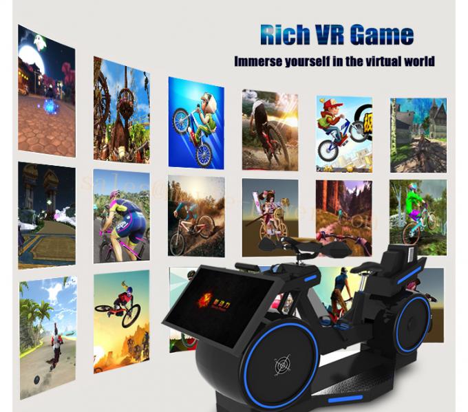 Amazing Vr Bicycle Game Simulator / Electronic Platform Gym Machine