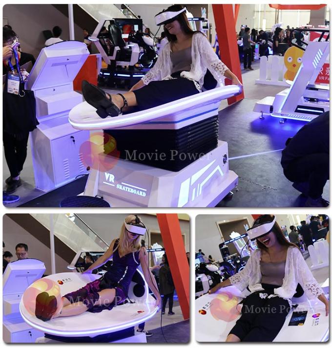 Indoor Malls 9D Virtual Reality Simulator With Electric System Platform 0