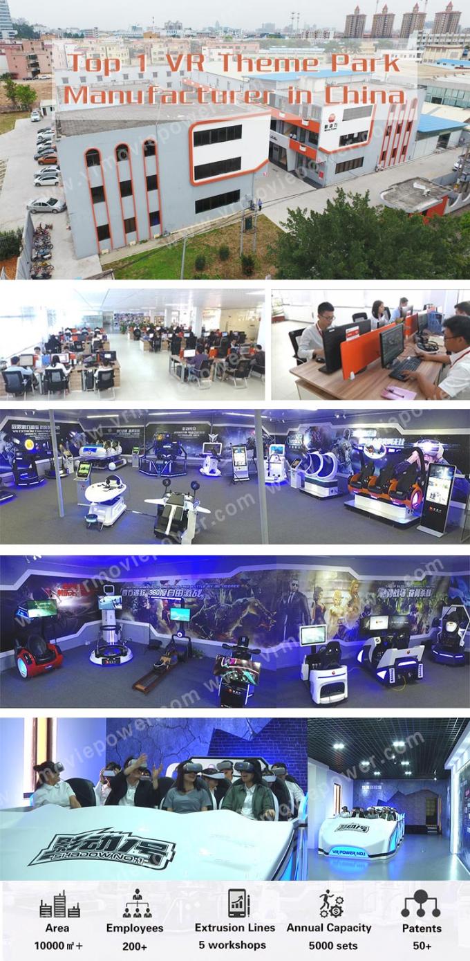 Amusement Park 9D Game Machine VR Mech Simulator Teamed Up Vr Fighting 3