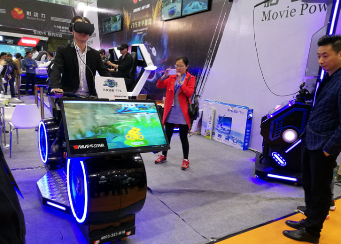 latest company news about Movie Power vr simulator the most popular in 2017 Asia Amusement & Attractions Expo  3