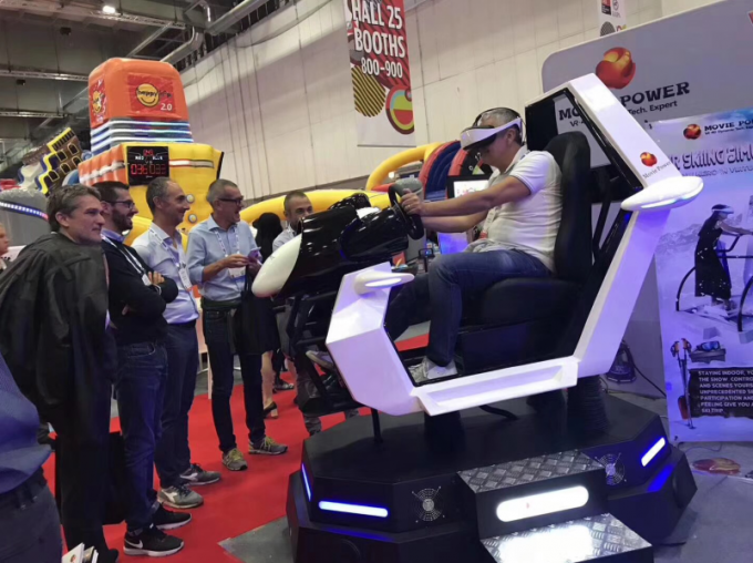 latest company news about Movie Power VR Simulator Equipment At 122nd Canton Fair  1
