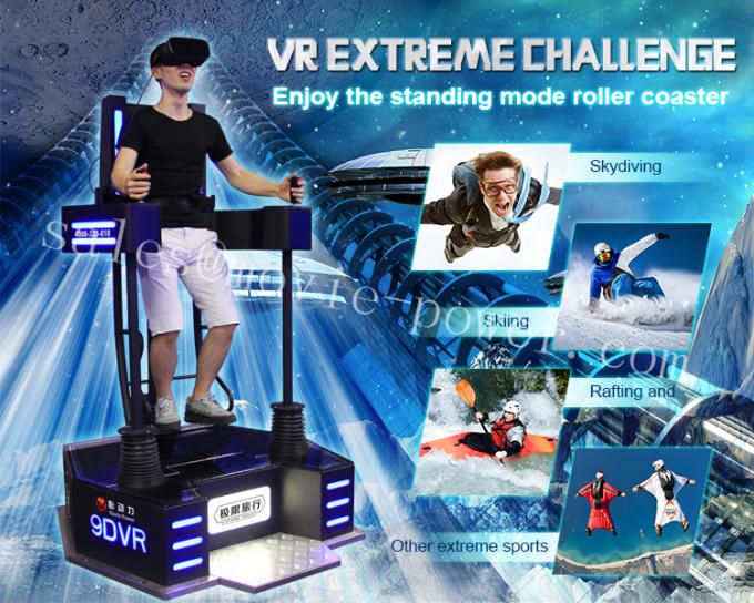 Amazing Vr Series 9D Cinema 9D  Vr Stand Up Vr Simulator For Game Center 1