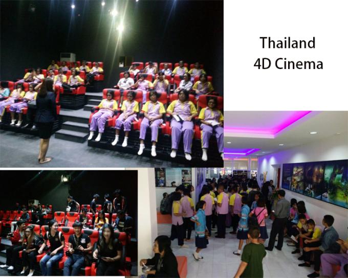 Theme Park 5D Movie Theater 3dof Platform Electric Or Hydraulic Supply 9