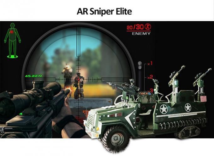 5 Players Target Shooting Arcade Game Machine Ar Motion Simulator For Shopping Mall 0