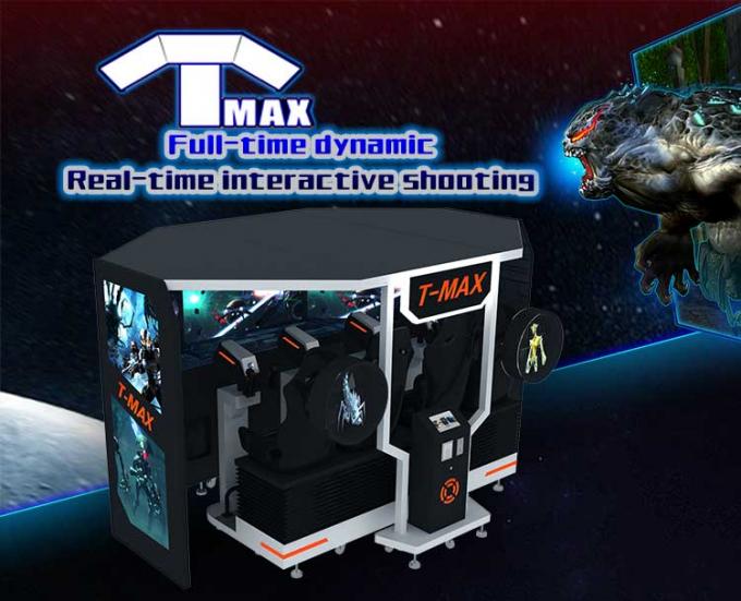 5D Tmax Arcade Video Gun Laser Shooting Simulator Game Machine Black Color 0